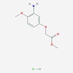 B1393967 Methyl (3-amino-4-methoxyphenoxy)acetate hydrochloride CAS No. 1211449-17-0