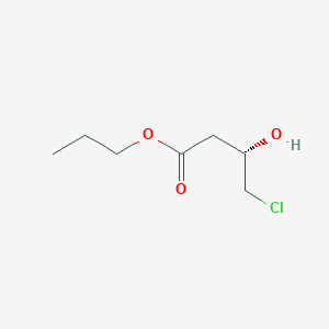 molecular formula C7H13ClO3 B13939675 Propyl (S)-4-chloro-3-hydroxybutanoate 