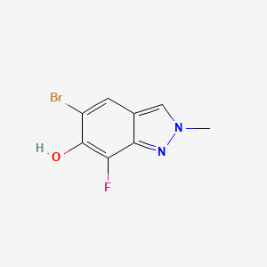 5-Bromo-7-fluoro-2-methyl-2H-indazol-6-ol