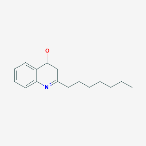 molecular formula C16H21NO B13939680 2-heptyl-3H-quinolin-4-one 