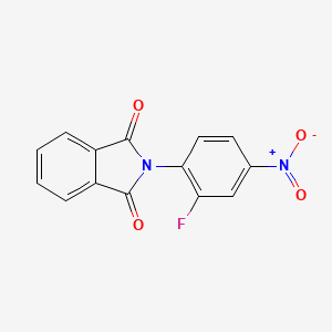 molecular formula C14H7FN2O4 B13939720 2-(2-Fluoro-4-nitro-phenyl)-isoindole-1,3-dione 