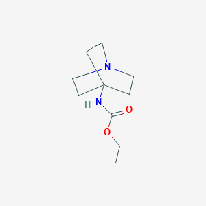 molecular formula C10H18N2O2 B13939733 4-Ethoxycarbonylaminoquinuclidine CAS No. 22766-66-1