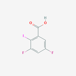 molecular formula C7H3F2IO2 B13939753 3,5-Difluoro-2-iodobenzoic acid 