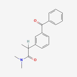 2-(3-Benzoylphenyl)-N,N-dimethylpropionamide