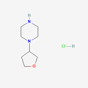 B1393981 1-(Tetrahydrofuran-3-yl)piperazine CAS No. 1147422-71-6