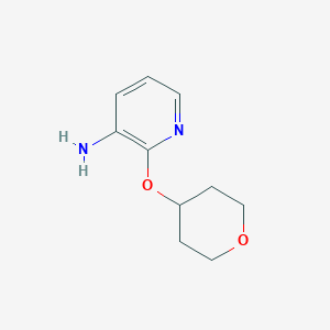 molecular formula C10H14N2O2 B1393985 2-(四氢-2H-吡喃-4-基氧基)吡啶-3-胺 CAS No. 1211758-68-7