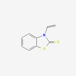 molecular formula C9H7NS2 B13939893 3-Ethenyl-2(3H)-benzothiazolethione CAS No. 52534-91-5