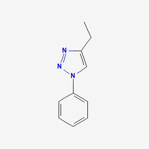 molecular formula C10H11N3 B1393993 4-乙基-1-苯基-1H-1,2,3-三唑 CAS No. 861519-47-3