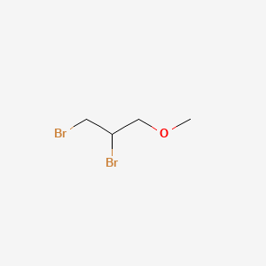 molecular formula C4H8Br2O B13939948 1,2-Dibromo-3-methoxypropane CAS No. 5836-66-8