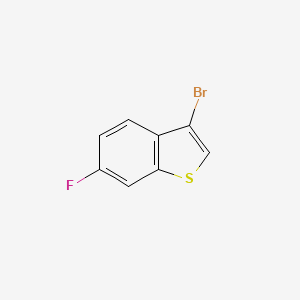 molecular formula C8H4BrFS B13939974 3-Bromo-6-fluorobenzo[b]thiophene 