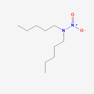 molecular formula C10H22N2O2 B13940054 1-Pentanamine, N-nitro-N-pentyl- CAS No. 54889-52-0