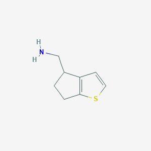 (5,6-dihydro-4H-cyclopenta[b]thiophen-4-yl)methanamine