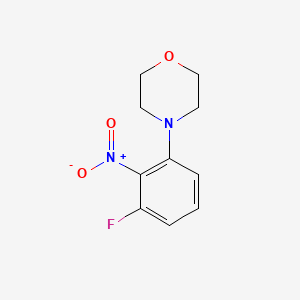 molecular formula C10H11FN2O3 B1394007 4-(3-氟-2-硝基苯基)吗啉 CAS No. 179900-21-1