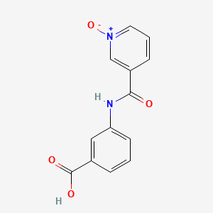 N-(3-Carboxyphenyl)nicotinamide 1-oxide