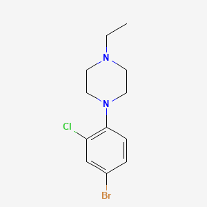 1-(4-Bromo-2-chlorophenyl)-4-ethylpiperazine