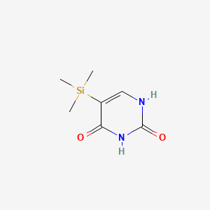 molecular formula C7H12N2O2Si B13940096 5-Trimethylsilyluracil CAS No. 59523-07-8