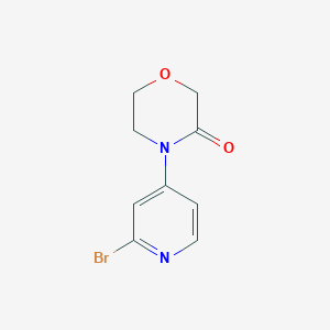 4-(2-Bromopyridin-4-YL)morpholin-3-one