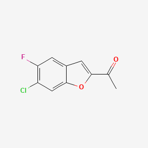 1-(6-chloro-5-fluoro-2-benzofuranyl)Ethanone