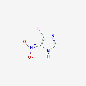 molecular formula C3H2IN3O2 B13940201 5-iodo-4-nitro-1H-imidazole CAS No. 76529-48-1