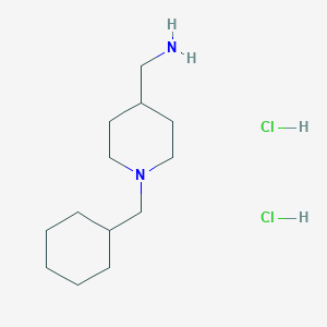 molecular formula C13H28Cl2N2 B1394021 [1-(环己甲基)哌啶-4-基]甲胺二盐酸盐 CAS No. 1286275-66-8