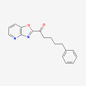 1-(Oxazolo[4,5-b]pyridin-2-yl)-5-phenylpentan-1-one