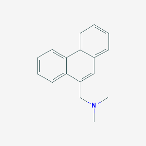 molecular formula C17H17N B13940219 N,N-Dimethyl-1-phenanthren-9-YL-methanamine CAS No. 63561-88-6