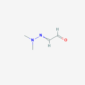 molecular formula C4H8N2O B13940241 (Dimethylhydrazono)acetaldehyde 