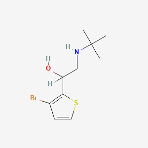 1-(3-Bromo-2-thienyl)-2-tert-butylaminoethanol