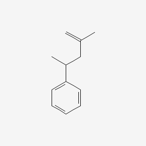 molecular formula C12H16 B13940266 Benzene, (1,3-dimethyl-3-butenyl)- CAS No. 56851-51-5