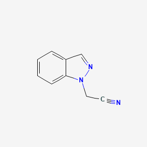 1h-Indazole-1-acetonitrile