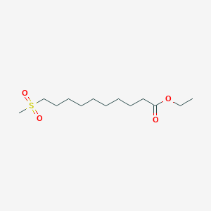 Ethyl 10-(methanesulfonyl)decanoate