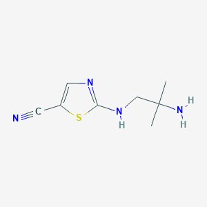 5-Thiazolecarbonitrile, 2-[(2-amino-2-methylpropyl)amino]-