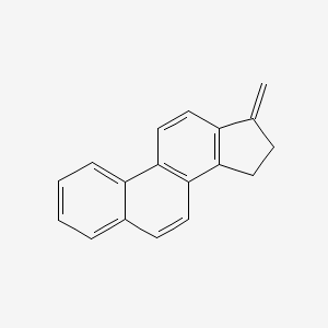 molecular formula C18H14 B13940320 16,17-Dihydro-17-methylene-15H-cyclopenta[a]phenanthrene CAS No. 5837-17-2