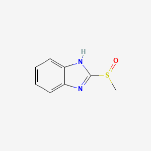 molecular formula C8H8N2OS B13940330 (R)-2-(Methylsulfinyl)-1H-benzo[d]imidazole 