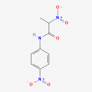 molecular formula C9H9N3O5 B13940340 2,4'-Dinitropropionanilide CAS No. 63916-00-7