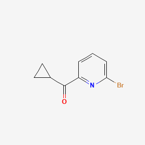 molecular formula C9H8BrNO B1394035 (6-溴吡啶-2-基)(环丙基)甲酮 CAS No. 1287217-34-8