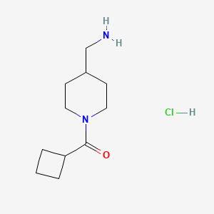 B1394039 [4-(Aminomethyl)piperidin-1-yl](cyclobutyl)methanone hydrochloride CAS No. 1286273-63-9