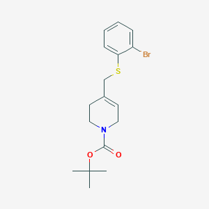 1,1-Dimethylethyl 4-[[(2-bromophenyl)thio]methyl]-3,6-dihydro-1(2H)-pyridinecarboxylate