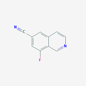 8-Fluoro-6-isoquinolinecarbonitrile