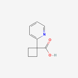 molecular formula C10H11NO2 B1394042 1-吡啶-2-基环丁烷甲酸 CAS No. 1159632-71-9
