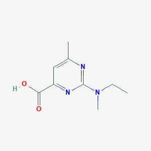 2-(ethylmethylamino)-6-methyl-4-Pyrimidinecarboxylic acid