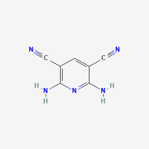 molecular formula C7H5N5 B13940451 2,6-Diaminopyridine-3,5-dicarbonitrile 