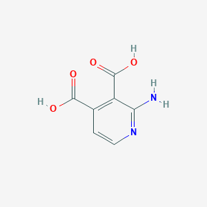 molecular formula C7H6N2O4 B13940508 2-Aminopyridine-3,4-dicarboxylic acid 