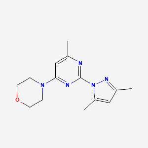 4-[2-(3,5-Dimethyl-pyrazol-1-yl)-6-methyl-pyrimidin-4-yl]-morpholine