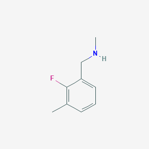 molecular formula C9H12FN B1394054 N-(2-氟-3-甲基苄基)-N-甲胺 CAS No. 1287218-16-9