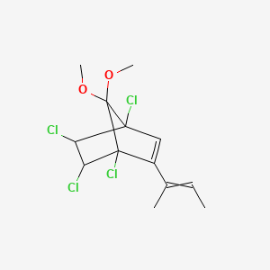 molecular formula C13H16Cl4O2 B13940549 Agn-PC-036F1O CAS No. 55493-64-6