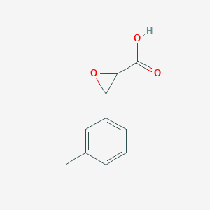 molecular formula C10H10O3 B1394056 3-(3-甲基苯基)环氧乙烷-2-羧酸 CAS No. 1287217-76-8