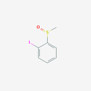 molecular formula C7H7IOS B1394059 1-碘-2-(甲基亚磺酰基)苯 CAS No. 71545-38-5