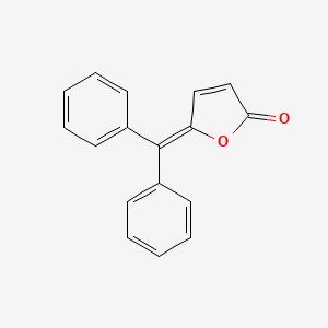 molecular formula C17H12O2 B13940665 5-diphenylmethylene-2(5H)-furanone CAS No. 18812-36-7