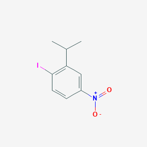 molecular formula C9H10INO2 B13940696 1-Iodo-4-nitro-2-(propan-2-yl)benzene CAS No. 31539-92-1